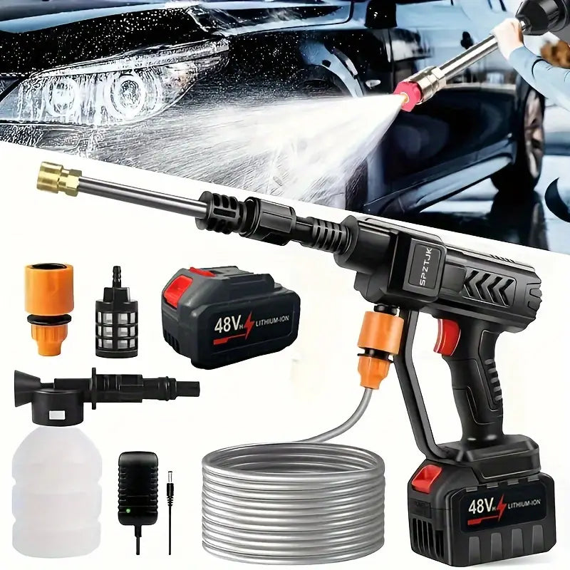 300W High-Pressure Washer Gun – Portable Cordless Cleaning