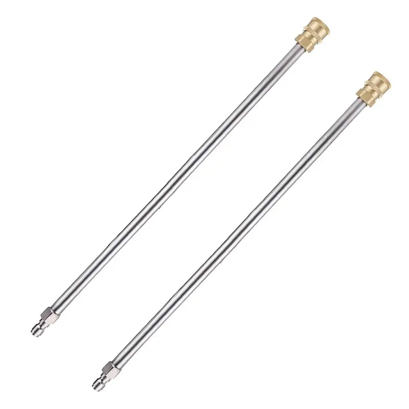 2pcs 16" Pressure Washer Extension Wand – Stainless Steel