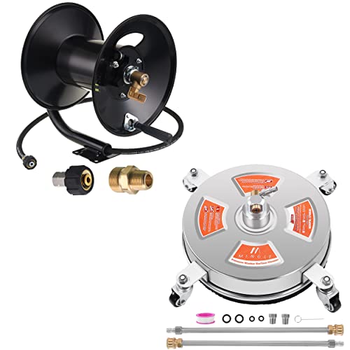 150 Ft Heavy-Duty Pressure Washer Hose Reel