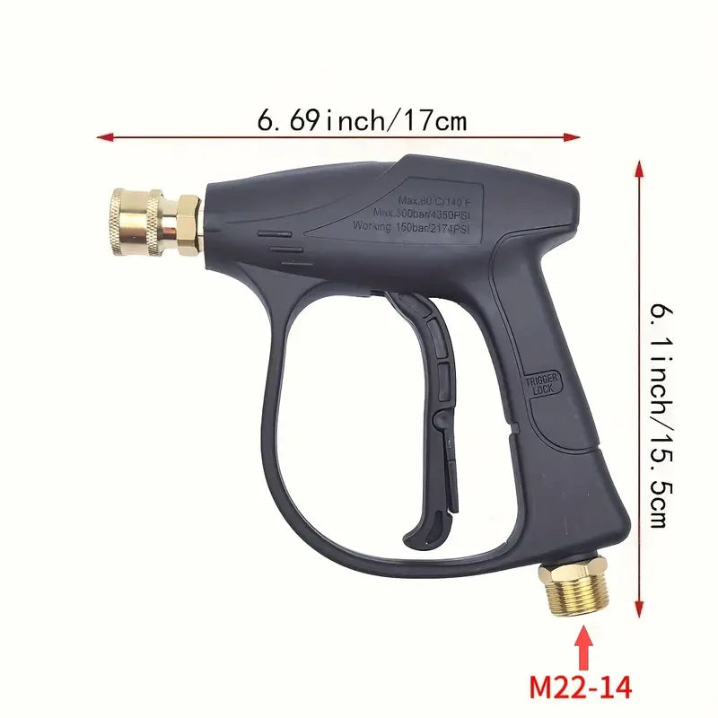 3000 PSI Pressure Washer Gun – High-Pressure Cleaning