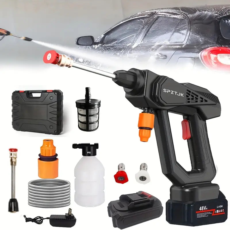 300W High-Pressure Washer Gun – Portable Cordless Cleaning