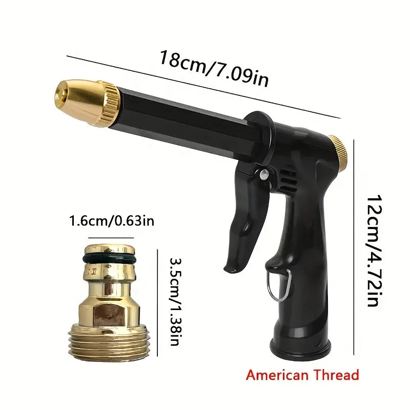 Versatile High-Pressure Washer Gun for Cars & Gardens