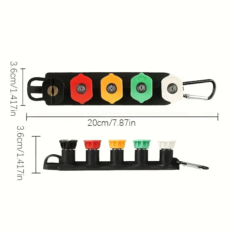 4350PSI High-Pressure Washer Gun – M22-14 Connection & 5 Nozzles