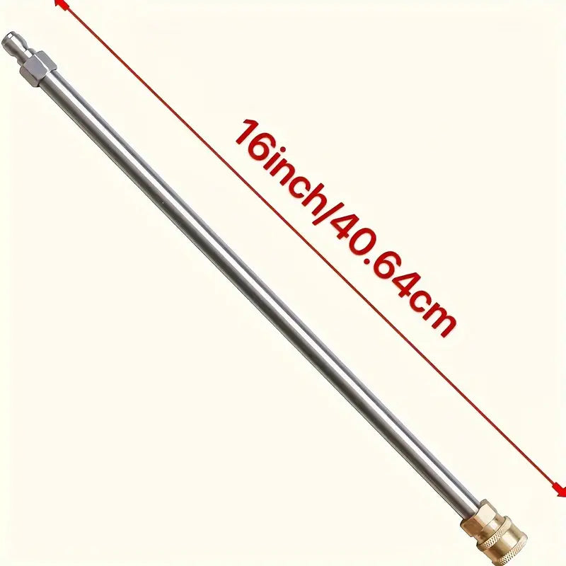 2pcs 16" Pressure Washer Extension Wand – Stainless Steel