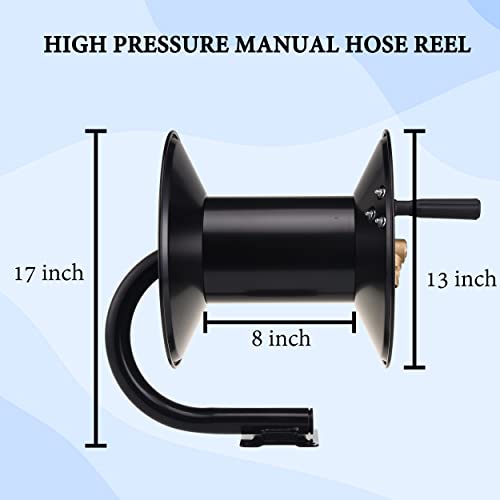 150 Ft Heavy-Duty Pressure Washer Hose Reel