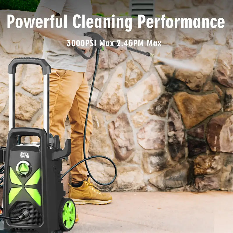 4000 PSI Max Car Pressure Washer – Electric Power Washer with Foam Cannon