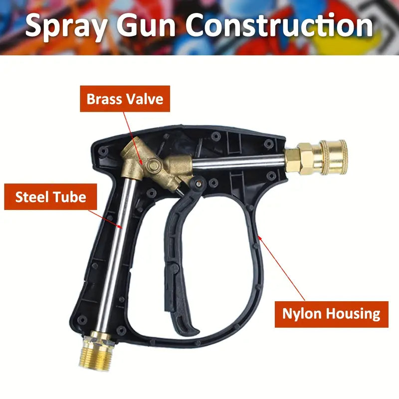 M22 Quick Connector Pressure Washer Gun – Complete Spray