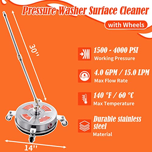 150 Ft Heavy-Duty Pressure Washer Hose Reel