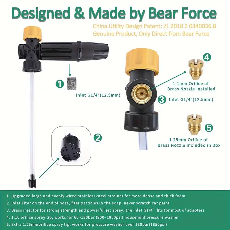 M22 Quick Connector Pressure Washer Gun – Complete Spray